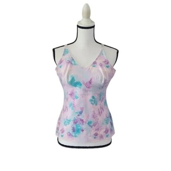 Ruby Ribbon Other - Ruby Ribbon Heritage Cami Style 1798 Tie Dye Shapewear Tank Size 34 Pastel